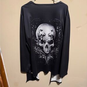 3 piece set- tank, jacket, yoga pants- Skull Design